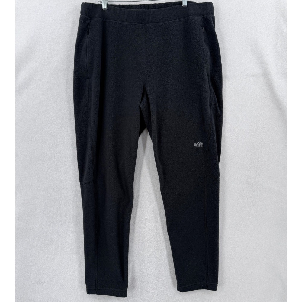 REI Teton Fleece Pants Women XL Gary Tapered Leg Zipper Pockets 894800